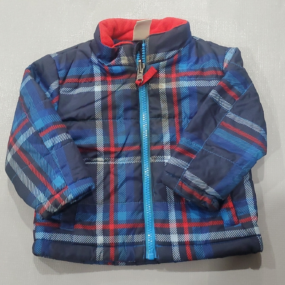 Healthtex Red and Blue Plaid Jacket